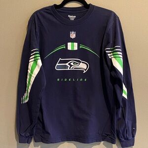 Reebok Seahawks Long Sleeve Tee